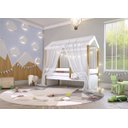 Ver imagem 4 de Cama Montessori Exclusiv Fio de Luz Colchão e Voal Branco