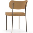 Ver imagem 4 de Cadeira Decorativa Sala de Jantar Melina Base Arena L02 Bouclê Mostarda - Lyam Decor
