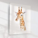 Ver imagem 1 de Quadro Decorativo Girafa Fundo Branco