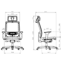 Ver imagem 5 de Cadeira Giratória Presidente Brizza Relax