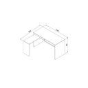 Ver imagem 3 de Mesa Retangular Dinâmica New City Calvin com Preto ( 135x123x78 )