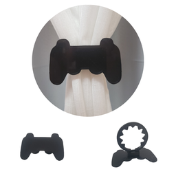 Prendedor/abraçadeira de Cortina "controle Vídeo Game" – Decoração Criativa e Funcional para Seu Amb - 1