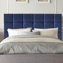Ver imagem 3 de Cabeceira Estofada Cama Box Solteiro 100cm Espanha Suede Azul- Mabe Magazine