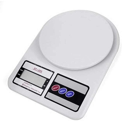 Balança Digital de Cozinha, SF-400, Até 10 kg, Escala 1 grama