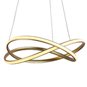 Ver imagem 2 de Pendente Nodo Dourado (d)50cm (a)15cm 1x36w 3000k 1188lm Led