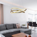 Ver imagem 4 de Pendente Nodo Dourado (d)50cm (a)15cm 1x36w 3000k 1188lm Led