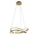 Ver imagem 1 de Pendente Nodo Dourado (d)50cm (a)15cm 1x36w 3000k 1188lm Led