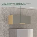 Ver imagem 6 de Armário Aéreo Geladeira 1 Porta Bella Cinza/Jequitibá/Granizo