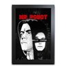 Quadro Série MR. Robot - Elliot Alderson - a4 24x33cm - com vidro - 1