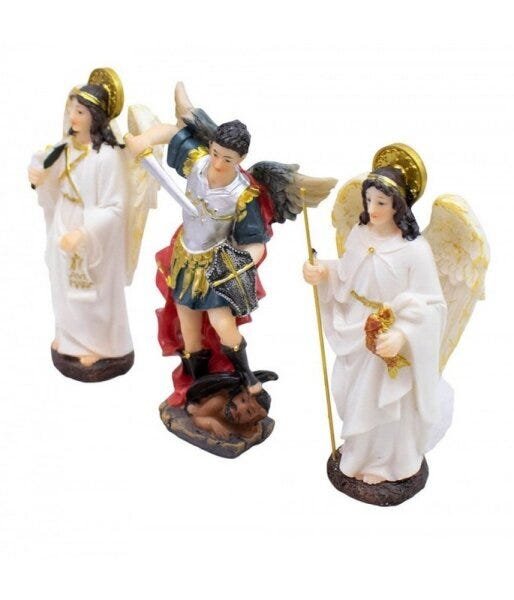 Três Arcanjos 11.5cm - Enfeite Resina - 2