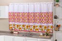 Ver imagem 2 de Cortina Cook Cozinha 2,40 x 1,40. Cor: Girassol