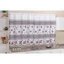 Ver imagem 2 de Cortina Cook Cozinha 2,40 x 1,40. Cor: Corujinha