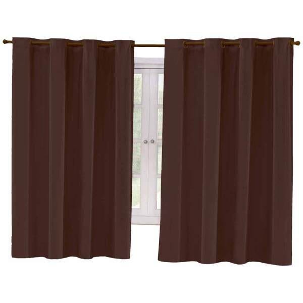 Cortina PVC Corta Luz 2,80 x 1,60. Cor: Tabaco - 1