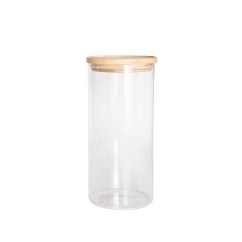Pote Hermético de Vidro com Tampa de Bambu 1,4l - Dynasty