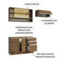 Ver imagem 5 de Armário de Cozinha Compacta 200cm Rustic Glamy Madesa 08