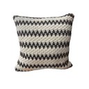 Ver imagem 2 de Capa de Almofada Rústica de Algodão Macrame Cru com Marrom