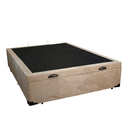 Ver imagem 1 de Cama Box Baú Casal Suede Bege 42x138x188 - Rr COLCH0ES