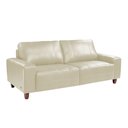 Ver imagem 1 de Sofá Decorativo Sala de Estar Asgand 2 Lugares 160cm Couro Tiza - Mozzelar