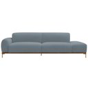 Ver imagem 6 de Sofá Living Unne 3 Lugares 210cm Terminal Esquerdo Bouclé Azul Claro - Nexta Casa Cor Azul