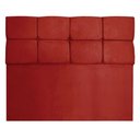 Ver imagem 3 de Cabeceira King 1,95m Nina Suede - Pallazio - Vermelho