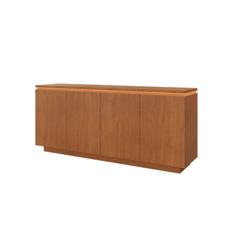 Buffet Luminus 4 Portas C/led Mavaular Naturale