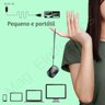 Mini Caixa de Som Bluetooth 5.0 Preta Pc Tv Celular Notebook - 8