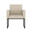 Ver imagem 3 de Kit 2 Poltronas + Namoradeira 2 Lugares para Recepção Bege