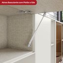 Ver imagem 7 de Armário Aéreo Porta Basculante 80cm 100% MDF Fineze Bege/Areia HP