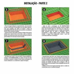 Lona para Peixe Tanque Lago Geomembrana Pead 0,8mm 800 Micras 19x10 - 7