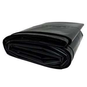Lona Plastica Preta Pintura Piso 200 Micras 4x6