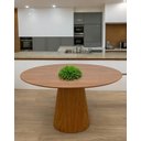 Ver imagem 4 de Conjunto Mesa de Jantar Cone Redonda 120 cm Freijó + 5 Cadeiras Eames Dkr Wood Personal Decor