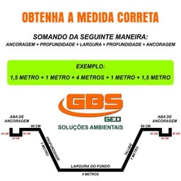 Painel Geomembrana Pead 1,0mm- 5,90 X 8,00 (47,2mts) - 3