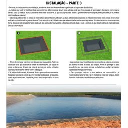 Painel Geomembrana Pead 1,0mm- 5,90 X 8,00 (47,2mts) - 6