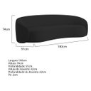 Ver imagem 4 de Kit Sofá 3 Lugares 180cm e 2 Poltronas Orgânica Luxo Recepção Amore Linho - Adj Decor