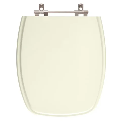 Assento Sanitário Poliester Stylus Bege Claro para vaso Celite