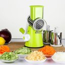 Ver imagem 2 de Cortador Ralador de Legumes Fatiador Verduras Frios Queijos Processador Multifuncional 3 Laminas