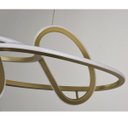 Ver imagem 3 de Pendente Moderno Jeda 1,20m Led 67w 3000k Ouro Nordecor