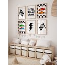 Ver imagem 1 de Kit 6 Quadros Decorativos Infantil Carros No3