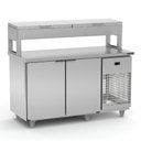 Ver imagem 1 de Balcão de Seviço Refrigerado Condimentador 150cm com 5 Cubas de 1/2 BSRC1500 220V - Refrimate