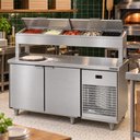 Ver imagem 2 de Balcão de Seviço Refrigerado Condimentador 150cm com 5 Cubas de 1/2 BSRC1500 220V - Refrimate