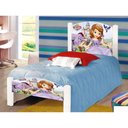 Ver imagem 1 de Cama Infantil Solteiro Princesa Sofia Colchão Branco