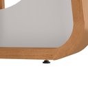 Ver imagem 6 de Conjunto Sala de Jantar Mesa Sintonia 120 Tampo Vidro Off White com 4 Cadeiras Rayla - Lopas Amendoa