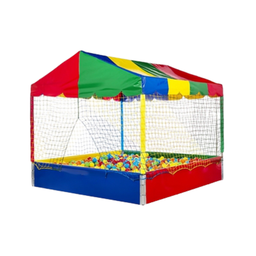 Piscina de Bolinhas Premium - Medidas 1,0m X 1,0m + 500 Bolinhas Top Coloridas - 4