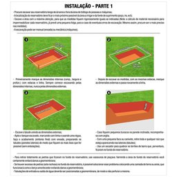Lona para Tanque Peixe Lago Geomembrana Pead 0,5mm 500 Micras 14x9 - 6