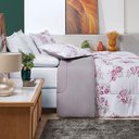 Ver imagem 2 de Kit Edredom Avere Super King 03 Peças - Lilac