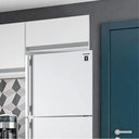 Ver imagem 2 de Armário Aéreo 1 Porta 0,60m Mdf Bp Branco Tx