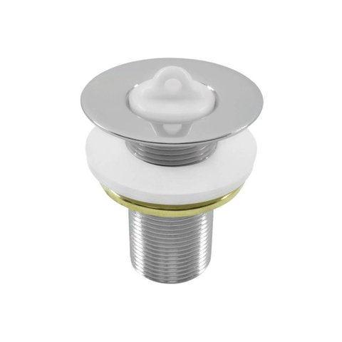 Válvula de Escoamento para Lavatório 7/8\" Cromada