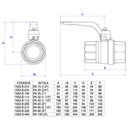 Ver imagem 4 de Registro de Esfera 1552 1.1/2" Dn40-b Deca