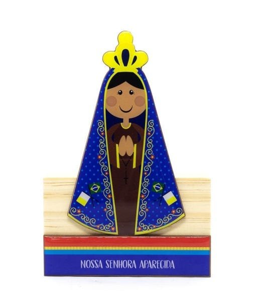 Escultura Nossa Senhora Aparecida 13,5cm - 1