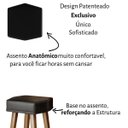 Ver imagem 5 de Banqueta Alta sem Encosto para Balcão Cozinha Decor Gourmet Pés Palito Bancada Resistente Ilha Luxo